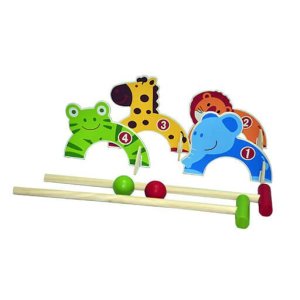 outdoor play animal croquet